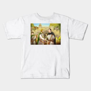 Robin Hood And The Captain Of The Guard Kids T-Shirt